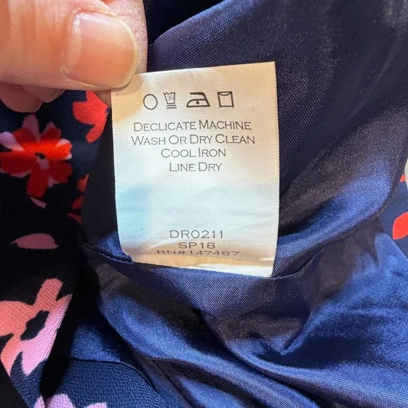 Draper James Romper Women 4 Painterly Floral Cold Shoulder Floral - Picture 9 of 13